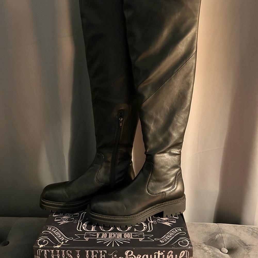 Charles by Charles David rugged over the knee boots